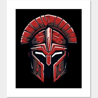 Spartan mask Posters and Art